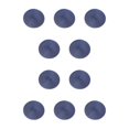 thumbnail image 2 of Manteles individuales antideslizantes Naiovety para comedor redondos color azul 10Conjunto, 2 of 6