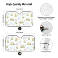 thumbnail image 3 of Bingfone Green Blue Avocado Car Windshield Sun Shade Protector Keep Your Vehicle Cool Sun Shield Visor Cover Foldable For Car Truck Suv-Small, 3 of 9