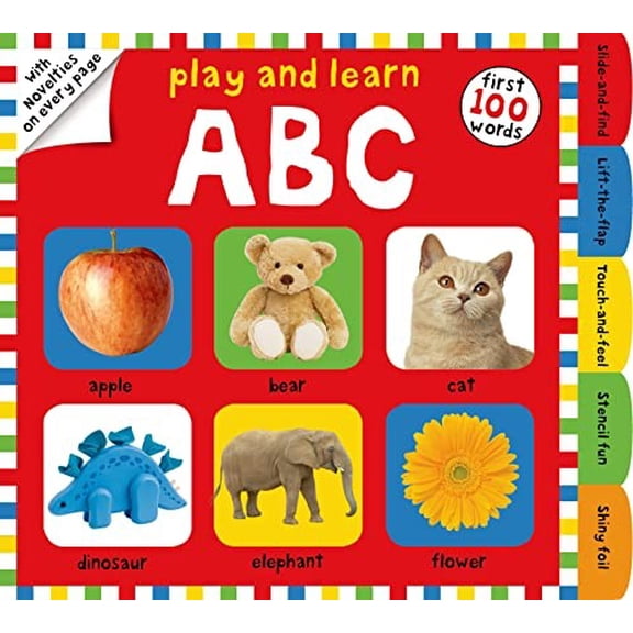 Pre-Owned Play and Learn ABC: First 100 Words, with Novelties on Every Page