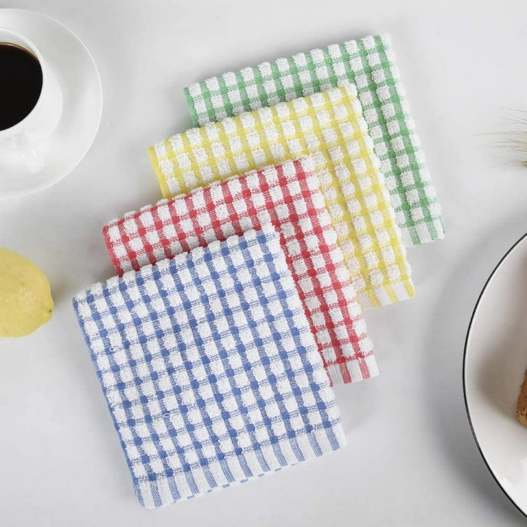 Natural Cotton Terry Dish Cloths Dish Rags, Soft And Absorbent Kitchen Dish  Towels, Double-sided Hand Towels, Kitchen Washcloths Rags, - Temu