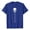 Blue, variant on Womens Spring Short Sleeve Tops Crew Neck Skull Print Y2K T Shirts 2026 Summer Casual Loose Fit Tees