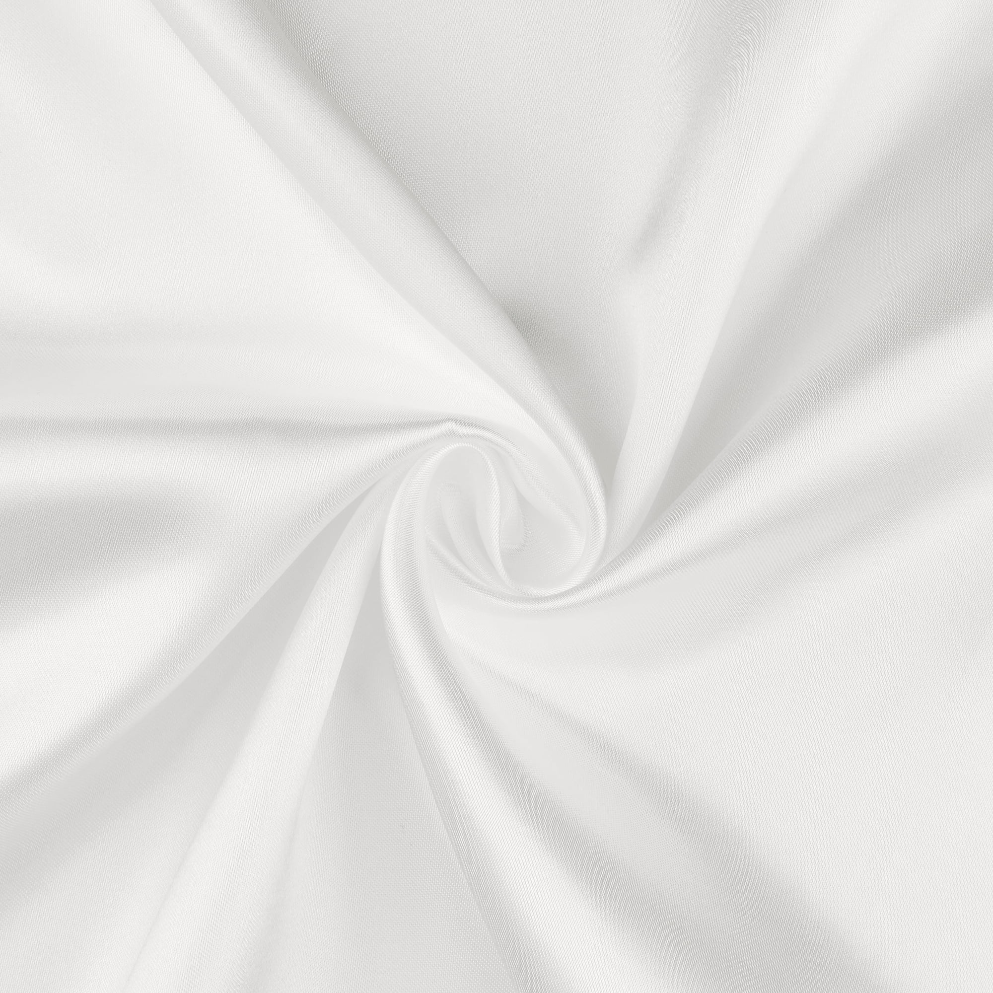 Unique Bargains Envelope Closure Breathable and Soft Satin Pillowcase (2 Count) White Standard