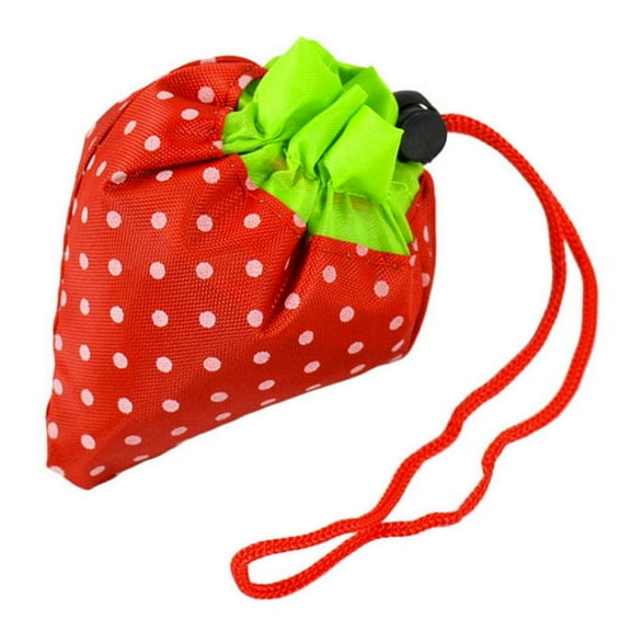 1/2/5pcs Foldable Strawberry Reusable Carrier Shopping Bag Shopping Tote W7Q9