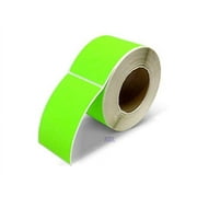 Next Day Labels, 3 X 5 Rectangle Inventory Color Coding Labels, 500 Per Roll Fluorescent Green