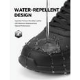 thumbnail image 3 of SPIEZ Men's Slip Resistant Shoes, Waterproof Oilproof Lightweight Non Slip Sneakers, Chef Restaurant Work Shoes -Black Size 12, 3 of 9