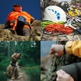 thumbnail image 7 of Dream Lifestyle Outdoor Climbing Rope 102Ft Static Rock Climbing Rope with Carabiner for Escape Rope Ice Climbing Equipment Fire Rescue Parachute, 7 of 7