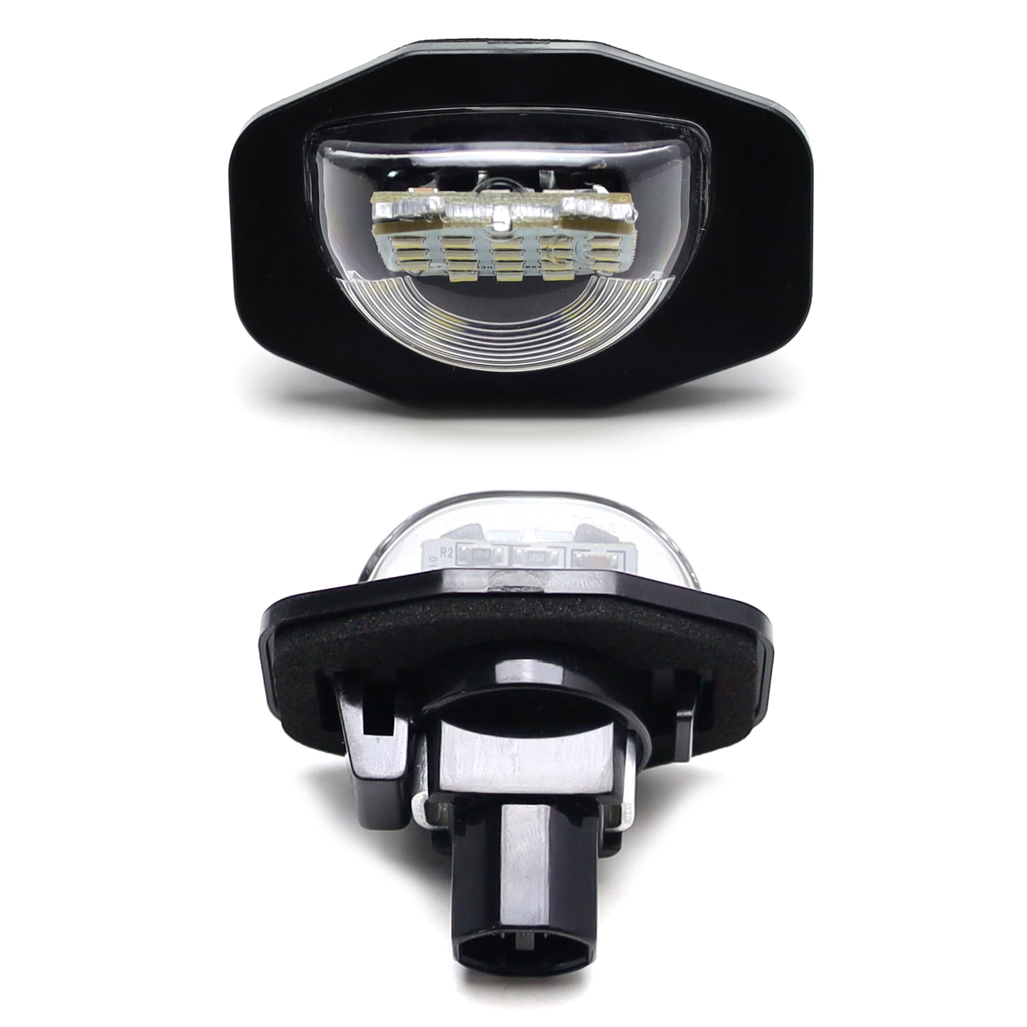 Xenon White Full LED License Plate Light Kit For Toyota 2009-13 Corolla, 2011-20 Sienna, Scion xB xD, Powered By 18-SMD LED Diodes