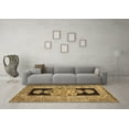 thumbnail image 3 of Ahgly Company Indoor Rectangle Abstract Brown Contemporary Area Rugs, 8' x 10', 3 of 4