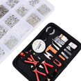 thumbnail image 3 of Kit de de joyería con espárragos anillos alicates juego de fabricación de joyas s pendientes accesorios de artesanía accesorios para la Soledad Fabricación de joyas hechas a mano de bricolaje, 3 of 8