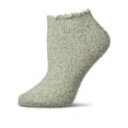 thumbnail image 2 of MeMoi Women's Marshmallow Scalloped-Edge Ultra-Plush Low Cut Sock - Womens - Female, 9-11, Mint, 2 of 11
