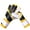 Yellow, variant on ANXPTIME Strong Grip Goalie Soccer Glove Finger Protections Non-Slip Breathable Gloves Strong Grip Goalkeeper Gloves for Adults