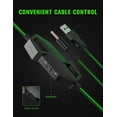 thumbnail image 2 of ULTREND Gaming Headset with Microphone, Wired Headset with RGB Light. (Green), 2 of 8