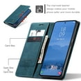 thumbnail image 4 of CaseMe Leather for Samsung Galaxy S25+ 5G Case, Flip Wallet Leather Case with Card Holder Magnetic Closure Shockproof Kickstand Protective Phone Cases Cover for Samsung Galaxy S25+ 5G 6.7-inch,Blue, 4 of 12