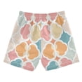 thumbnail image 7 of FORMRS Boys Swim Trunks Quick Dry Mesh Liner Boardshorts Sizes XS-XL, Pink Abstract Pattern, 7 of 7