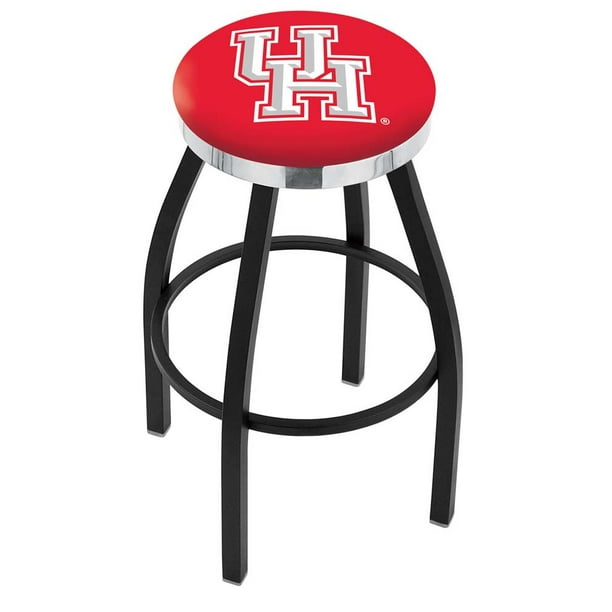 Houston 25 Inch L8B2C Black Bar Stool