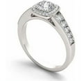 thumbnail image 2 of 1-1/4 Carat T.W. Diamond Single Halo Vintage Engagement Ring in 14kt White Gold, 2 of 5