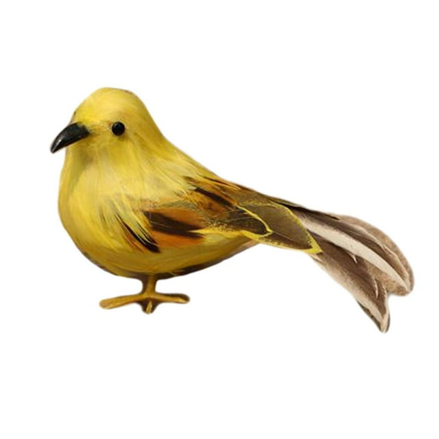 Adornos de regalo con diseño de pájaros emplumados, 15 tipos para elegir Oriole de pie