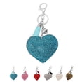 thumbnail image 3 of Borla Corazón Cristal Completo Rhinestone Bolso Charm Colgante Qarigey llavero caqui 135 * 70 mm, 3 of 6