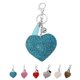 thumbnail image 3 of Borla Corazón Cristal Completo Rhinestone Bolso Charm Colgante Qarigey llavero caqui 135 * 70 mm, 3 of 6