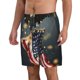thumbnail image 2 of Balery North American Bald Eagle1 Traje de Baño Estilo Hawaiano para Hombre, Shorts de Secado Rápido con Bolsillos-Small, 2 of 6