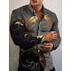 thumbnail image 1 of Nueva llegada Camisas de moda para hombres Casual Flores Estampado Manga larga Botón Top Ropa de hombre de gran tamaño, 1 of 6