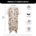 thumbnail image 6 of Xoenoiee Horse Cactus Fence Print Women's Swimsuit Cover Up Lightweight Summer Kimono Cardigans 2026 Short Sleeve Coverups Spring Boho Beach Vacation Clothes, 6 of 7