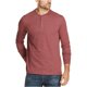 thumbnail image 1 of Camiseta Henley Weatherproof Jersey Cepillado Resistente a la Intemperie Rojo Extragrande, 1 of 2