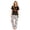 Style 94, variant on Family Matching Halloween Pajamas Set Spider Web Witch Hat Short Sleeve Funny Pajamas Castle Skeleton Spooky Wide Leg Pjs, Women:L