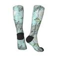thumbnail image 4 of Fotbe Vintage Rose1 print Women's Men's Novelty Crew Socks Cotton Socks Knee High Socks for Walking,Running,Nurses,Pregnancy, 4 of 9