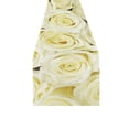 thumbnail image 3 of MKHERT White Roses Table Runner for Office Kitchen Dining Wedding Party Home Decor 14x72 inch, 3 of 3