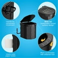 thumbnail image 2 of Wadeo Portable Camping Toilet with Lid, 2 of 8