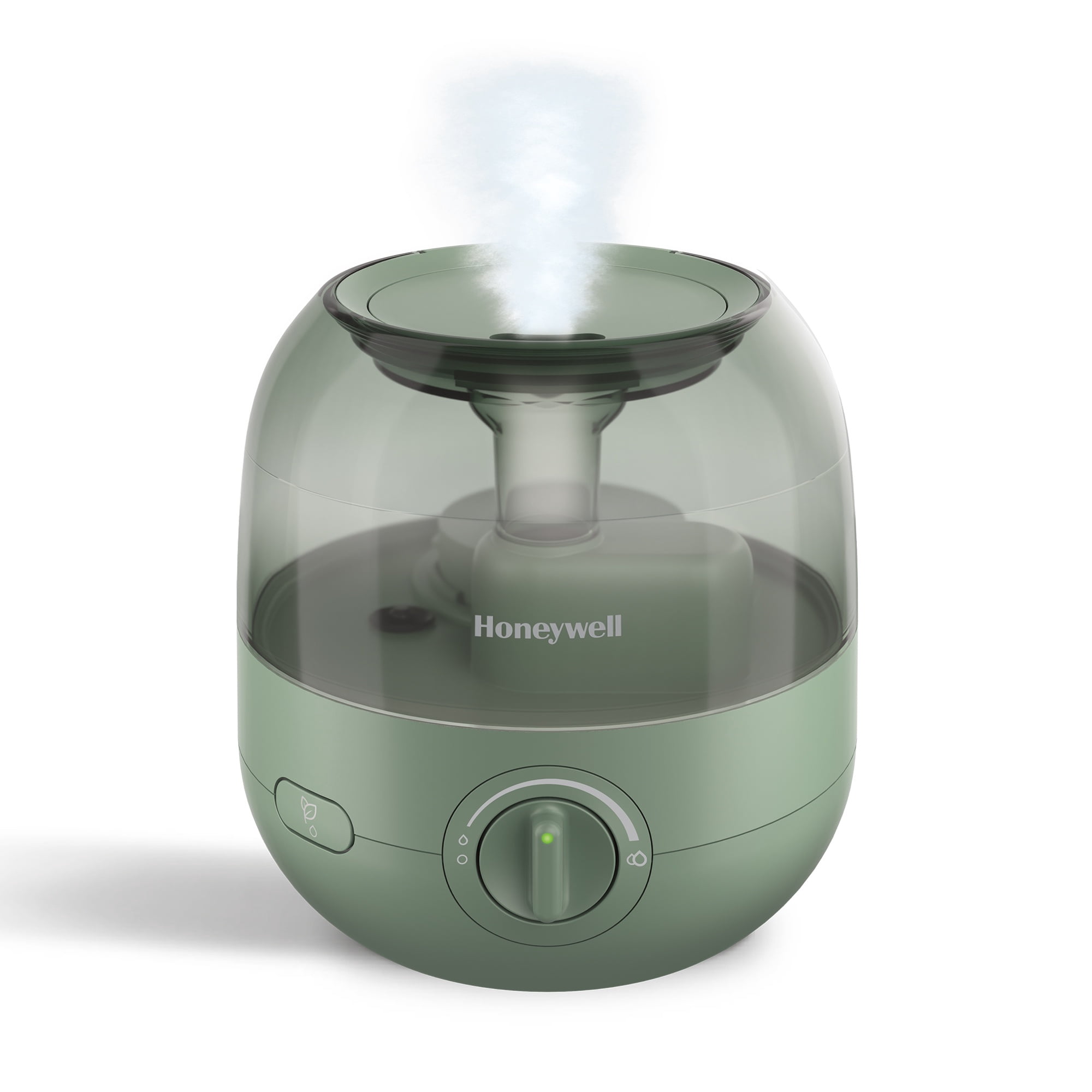 Honeywell 1/2 gal 250 sq ft. Mini Cool Mist Humidifier, Green, HUL525G