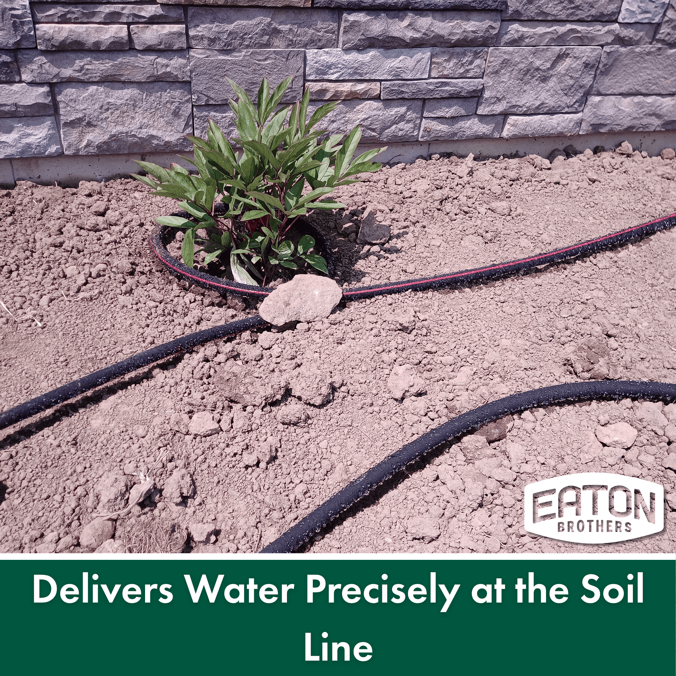 Eaton Brothers Bulk Soaker Hose, 1/2 in x 500 ft, Commercial-Grade Recycled Rubber