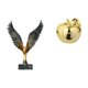 thumbnail image 1 of Estatua de resina con extendidas, escultura, adorno de Feng Shui, figura de cerámica de fruta, decoración, colección, artesanía, estatua de escri, 1 of 8