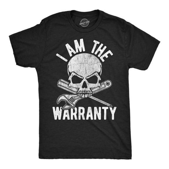 Mens Funny T Shirts I Am The Warranty Sarcastic Mechanic Graphic Novelty Tee for Men Graphic Tees