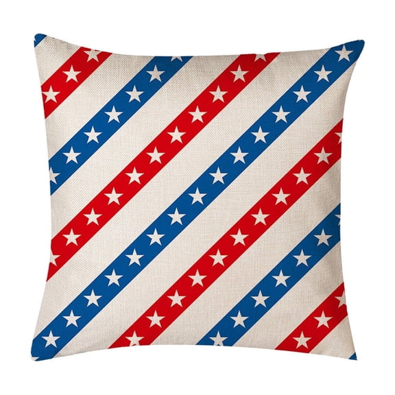 SLYNSHome Patriotic Throw Pillow Covers 18 x 18 Inch,250th Anniversary Pillow Case 4th of July Decorations for Sofa Couch Independence Day