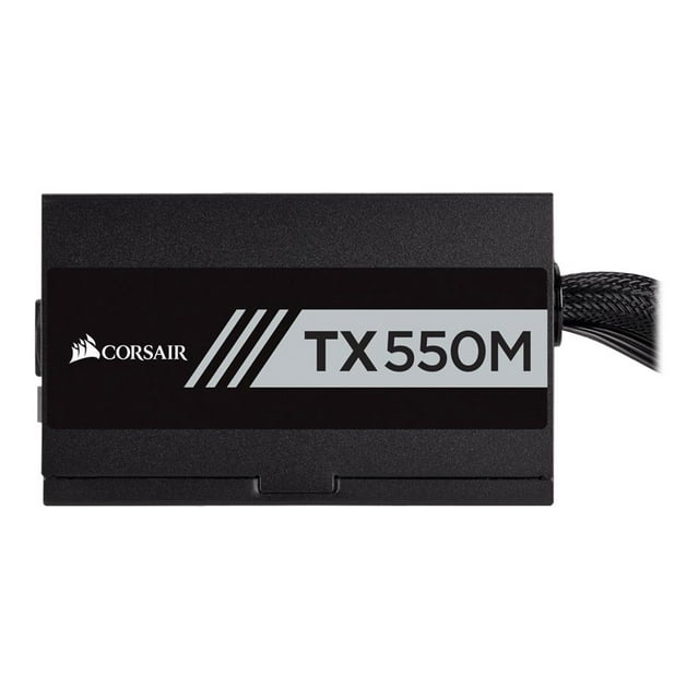 CORSAIR TXM Series, TX550M, 550 Watt, 80+ Gold Certified, Semi Modular Power Supply