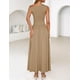 thumbnail image 4 of Vestido largo ZESICA Summer 2025 con un solo hombro casual para mujer, 4 of 6