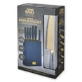 thumbnail image 6 of Thyme & Table 7-Piece Slim Block Knife Set with Gold Blades and Blue Block, 6 of 7