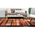 thumbnail image 4 of Rugs.com Equinox Collection Rug – 2' x 3' Rust Red Low Rug Perfect For Entryways, Kitchens, Breakfast Nooks, Accent Pieces, 4 of 9