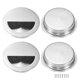thumbnail image 1 of Uxcell 4-Pack Tiradores Empotrados, 2.75 Pulgadas Manijas de Puerta Corrediza de Acero Inoxidable para Puertas de Granero Semicirculares, 1 of 1