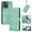 Mint Green, variant on for Moto G 5G 2025 Wallet Case, Leather Multiple Card Stand Business Protective Phone Cover