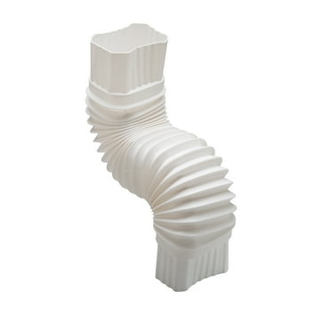 Amerimax 2'' X 3'' Flex-Elbow, White