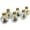 Gold, variant on Set of 6 Glass Holy Water Bottle With Metal Lid For Christian Baptisms Religious Decors Travel Friendly Water Dispenser
