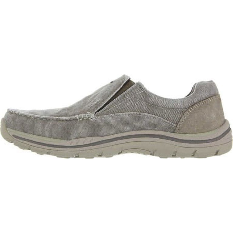 Skechers Shoes Men’s 8.5 Relaxed Fit Avillo Slip-On Sneaker Grey Mens Skechers Avillo Relaxed Fit Memory Foam Slip-on Loafer  main image 4