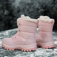 thumbnail image 6 of Xiaoxatg Women's Winter Fashion Thickening Warm Lace Up Non Comfortable Boots for Women 9 Pink, 6 of 9
