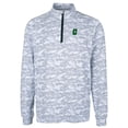 thumbnail image 2 of Men's Cutter & Buck Charcoal Charlotte 49ers Big & Tall Traverse Camo Print Stretch Quarter-Zip Pullover Top, 2 of 3