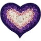 thumbnail image 1 of Decra Room, pétalos perfumados para invitados para decoración del día de San Valentín, flores, 100 piezas = 1 juego morado, 1 of 5