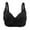Black, variant on Qingpeng Women's Perfect T-Shirt Bra Full Coverage Lightly Lined Bra for Women