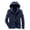 Dark Blue, variant on Fesfesfes Hoodie Jacket for New Men's Stand Collar Casual Stretch Jacket Outdoor Windproof Wear-resistant Upper Jacket Vest